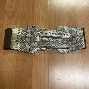 Snake Print Belt